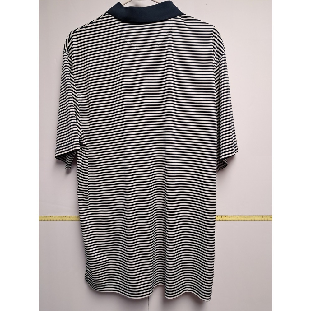 Greg Norman Xl Blue Striped Polo For Men - Picture 5 of 5